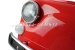 Decoración mural "Fiat 500 front mask" rojo, incl. iluminaci