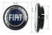 Wheel cover "Fiat", on blue, 42/54 mm