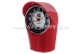 Alarm-clock "tachometer box Fiat 500" (8x12,5x6cm), red