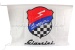 Bandera "Giannini", escudo y letras 100 x 140 cm