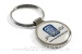 Porte-clés avec logo Axel Gerstl, bleu