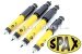 Set of 'Spax' shock absorber (adjustable), front & back
