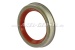 Radial shaft seal for engine, with silicone seal