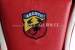 Radio housing "ABARTH" red & white imitation leather cover