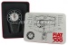 Alarm-clock "tachometer box Fiat 500" (8x12,5x6cm), black