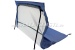 Convertible top w. front bow + middle stick, blue
