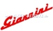 Sticker "Giannini" opschrift 360 mm, rood