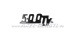 Emblem "500 TV" für Armaturenbrett, 60 x 20 mm