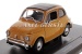 Model car Welly Fiat 500 L, 1:18, ochre / closed