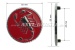 Abarth wheel cover, scorpion on red (rim center)