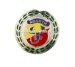Emblema Abarth cresta con laureles rd./55mm, atornillado