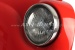 Wanddecoratie "Fiat 500 frontmasker" rood, incl. verlichting