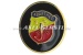 Abarth Horn Button button, metal (coat of arms / black bgrd)
