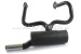 Sport exhaust pipe (similar 03021), single tailsp. 50 mm