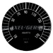 'Abarth Veglia' dial for speedometer, black