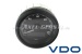 Tachymètre "VDO" cadran noir, 85mm, jusqu'à 120 km/h