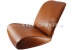 Seat covers, ochre artificial leather, front & back