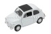 Modelo de coche Welly Fiat 500 L, 1:18, blanco / cerrado