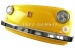 Wand-Deko "Fiat-500-Frontmaske"  gelb, inkl. Beleuchtung