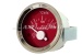 'Abarth' oil temperature gauge, 52mm, red dial
