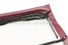 Convertible top with front bow and middle stick,Bordeaux-red