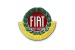 Fiat-embleem "Wereldkampioen rally", om op te plakken