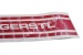 Stickerset "AXEL GERSTL" zijdelings, 3-delig rood