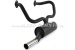 Sport exhaust pipe (similar 03021), single tailsp. 50 mm
