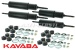 Set of 'KYB' shock absorbers, front & back, w. rubber parts