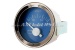 Voltmètre "Abarth", 52mm, cadran bleu