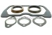 Set of engine gaskets & seals with radial shaft seal rings