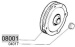 Tambour  frein, avant, circ.des trous 190 mm / d = 170 mm