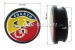 Abarth wheel cover, logo, 42mm/48mm (rim center)