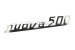 Emblema posteriore 'Nuova 500', INOX