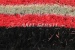 Felpudo, rojo, fibra de coco/PVC, 78 x 39 cm
