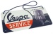 Plaque métallique 'Vespa - Service'