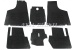 Set of rubber mats (protect-mats) 6-pieces, black