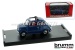 Modelo de coche Brumm Fiat 500 F, 1:43, azul oriente / abier