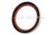 Radial shaft seal for engine, rear, with silicone seal