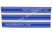 Serie adesivi 'ABARTH 695', blu 3 pezzi