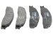Set of brake pads for disc brake tuning kit