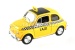 Modelo de coche Welly Fiat 500 L 'Taxi', 1:24, amarillo