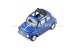 Modelo de coche KINTOY Fiat 500, azul oscuro, 1:48, met.