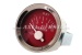 Manómetro de presión de aceite "Abarth", 52 mm, esfera roja
