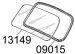 Parabrezza (vetro composito stratificato) h = 41,0 cm