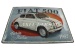 Plaque métallique "FIAT 500 TURIN ITALIA 1957"