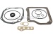 Set of transmission gaskets with radial shaft seal
