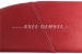 Pakketplank "FIAT 500", bekleding kunstleer rood