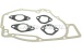 Set of engine gaskets and seals with radial shaft seal rings