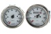 'Abarth' revcounter and tachometer, 80mm, white dial